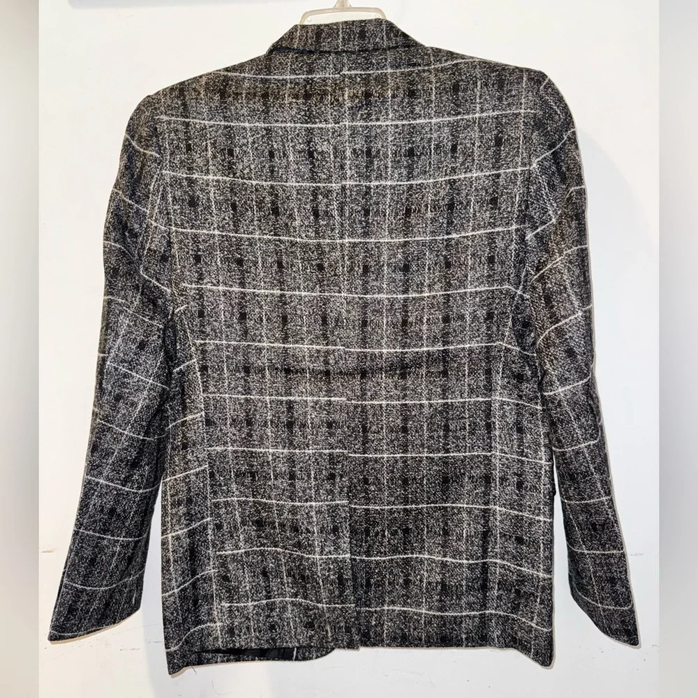 NWT Proper Pair Black and White Plaid Sports Jacket Size XL
